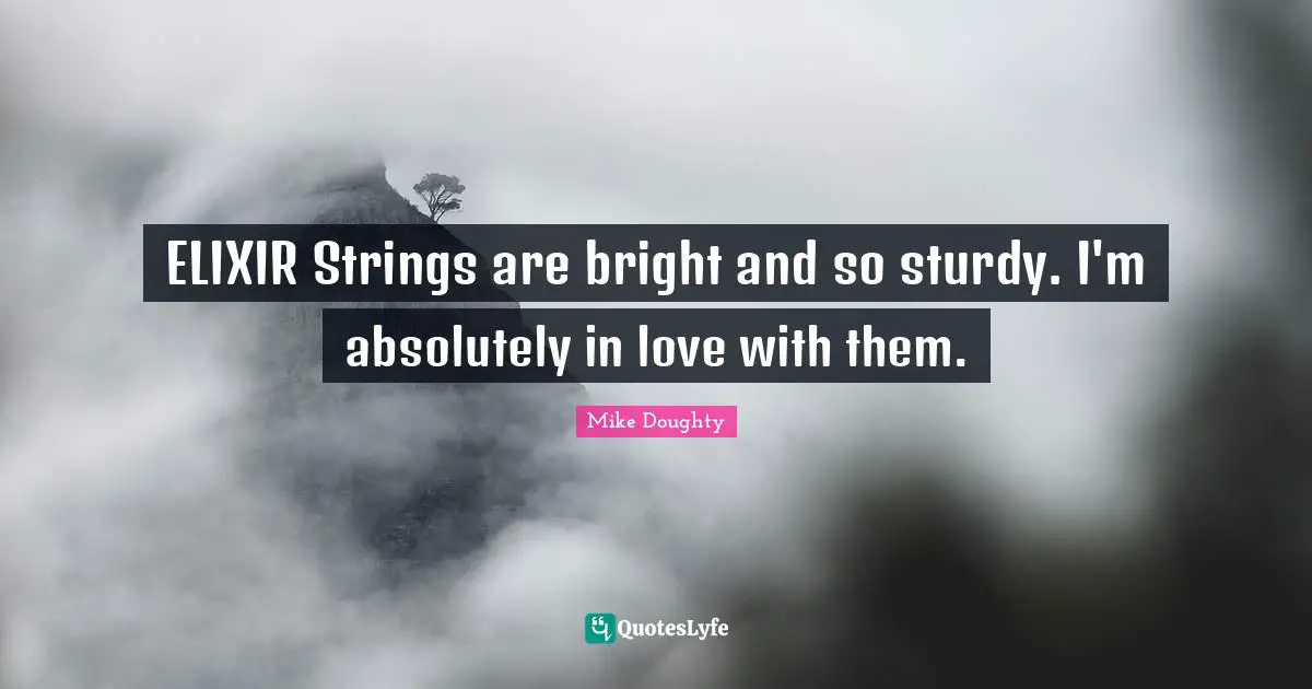 ELIXIR Strings are bright and so sturdy. I'm absolutely in love with them.