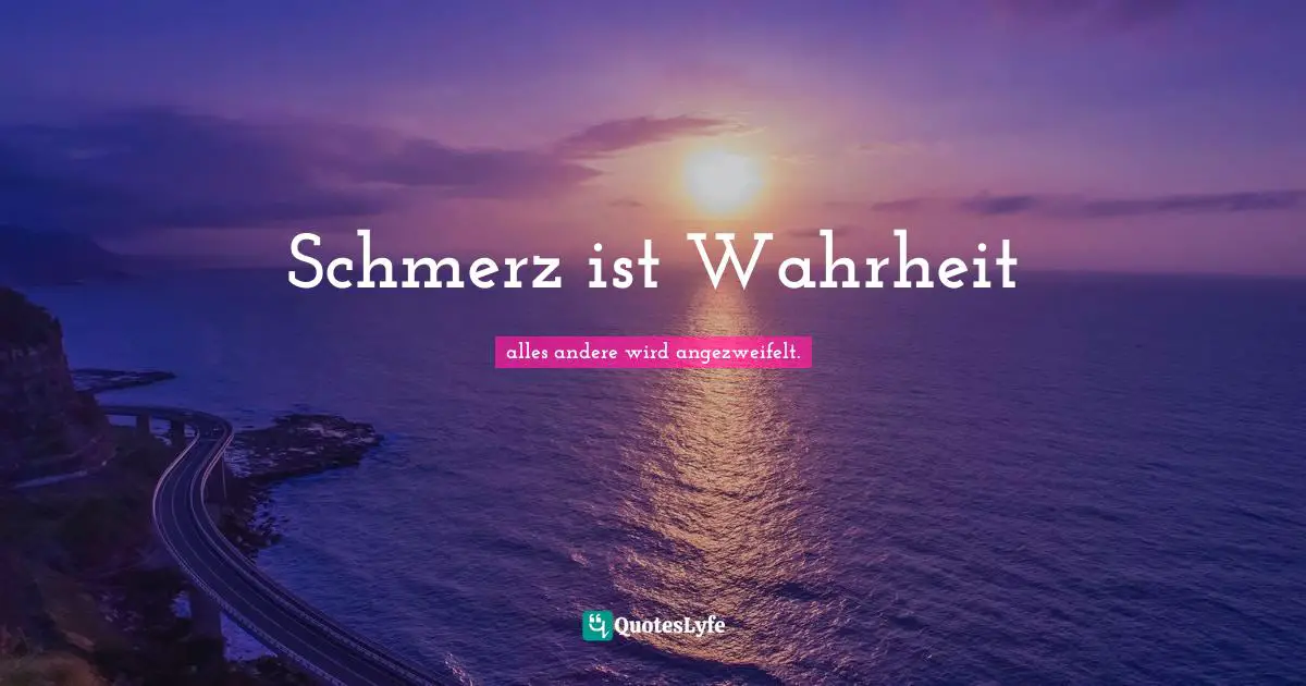 J M Coetzee Quotes: "Schmerz ist Wahrheit"