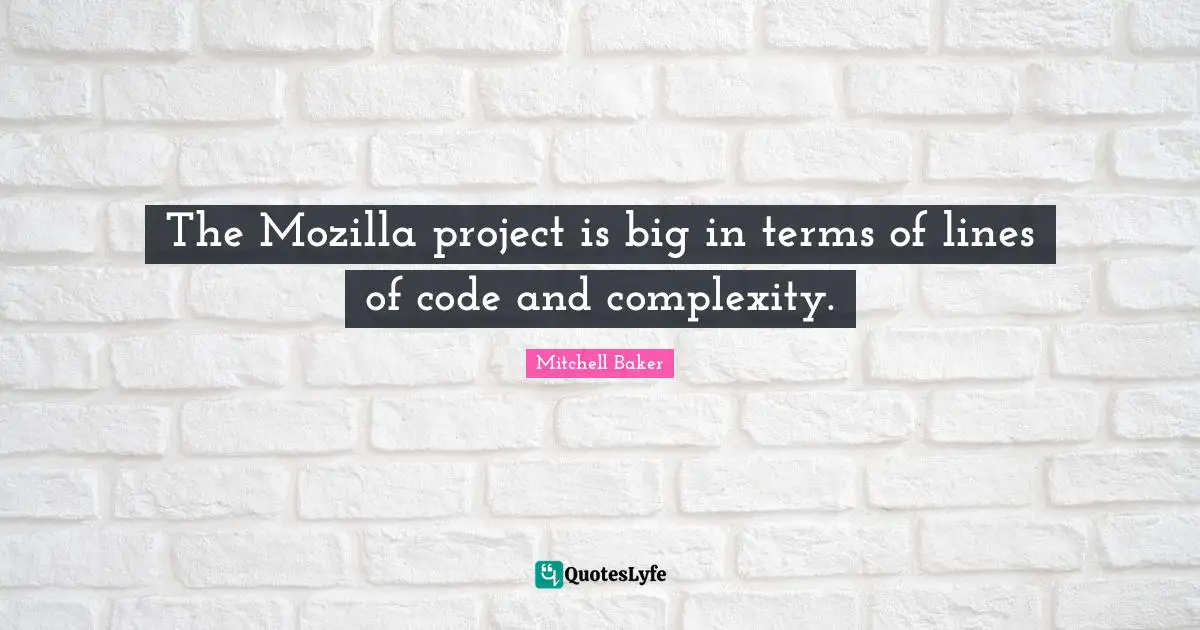 The Mozilla project is big in terms of lines of code and complexity.