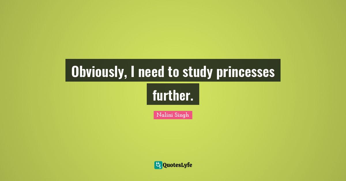 Obviously, I need to study princesses further.
