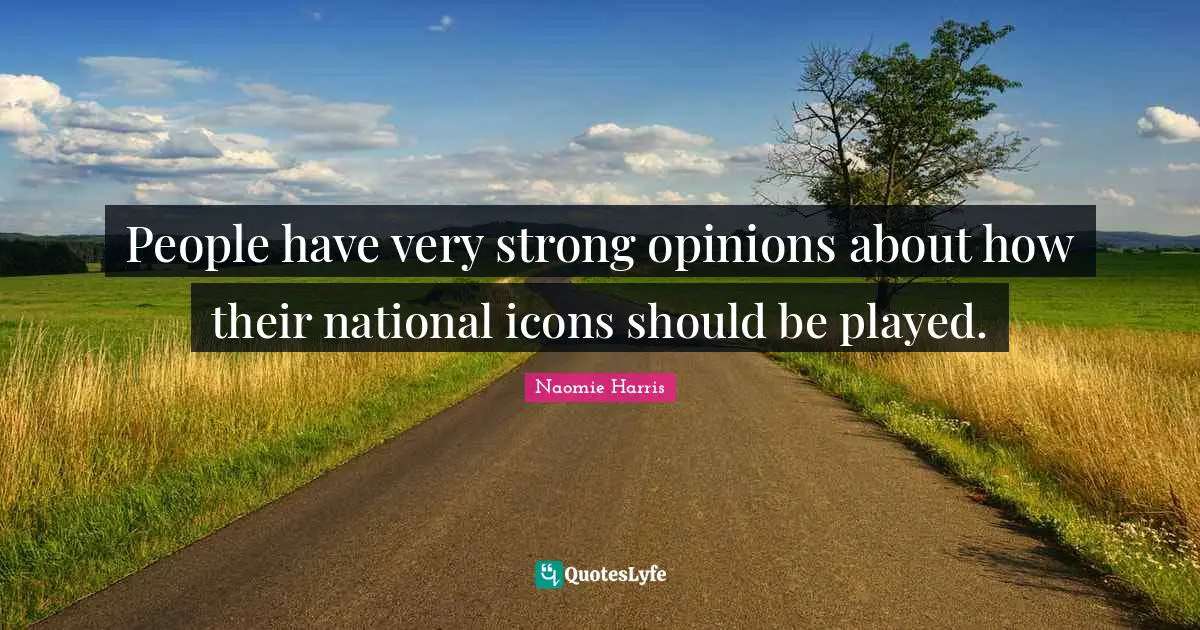 People have very strong opinions about how their national icons should be played.