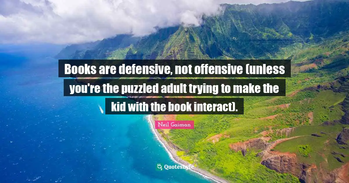 Books are defensive, not offensive (unless you're the puzzled adult trying to make the kid with the book interact).