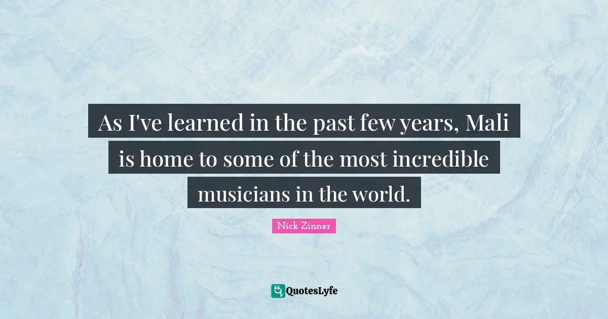 As I've learned in the past few years, Mali is home to some of the most incredible musicians in the world.