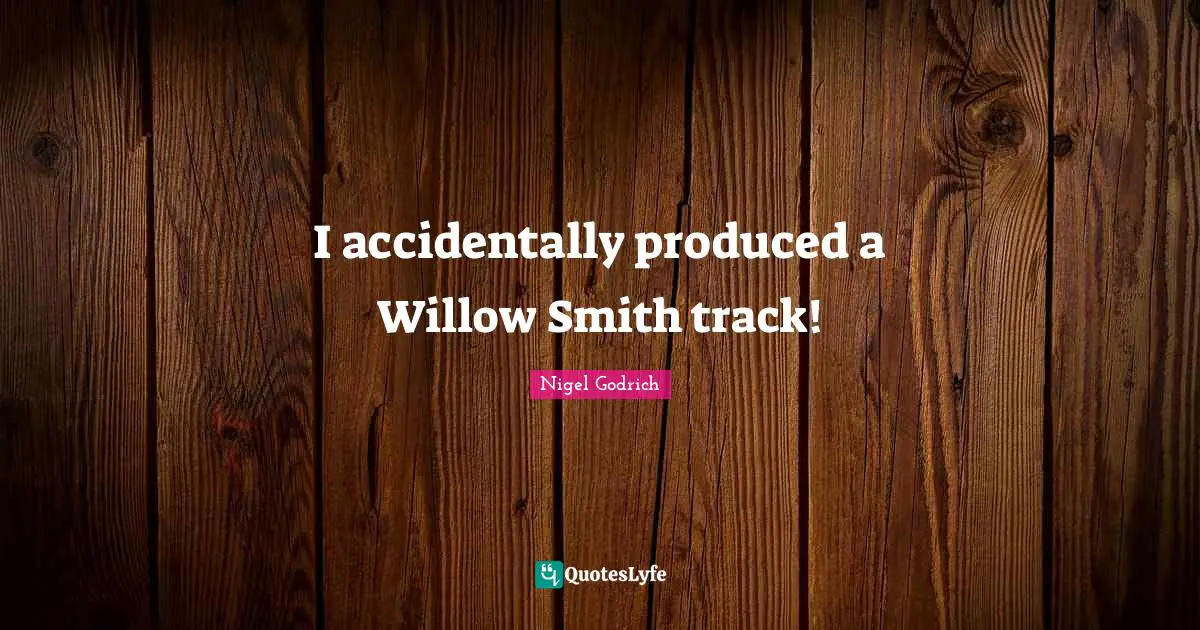 I accidentally produced a Willow Smith track!