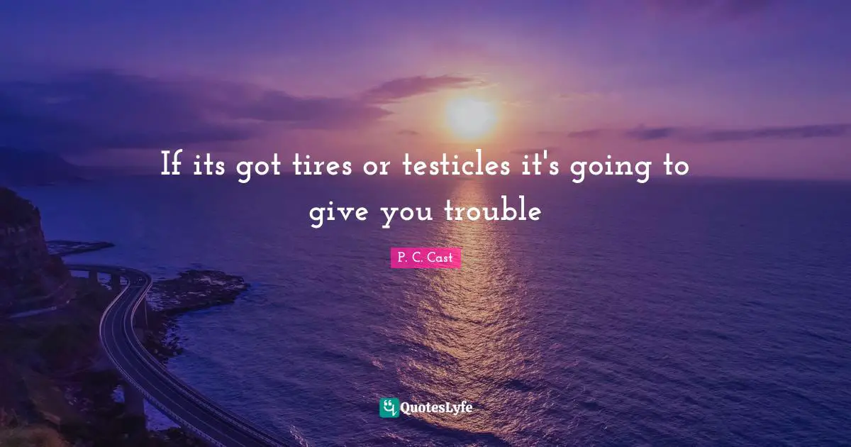 If its got tires or testicles it's going to give you trouble