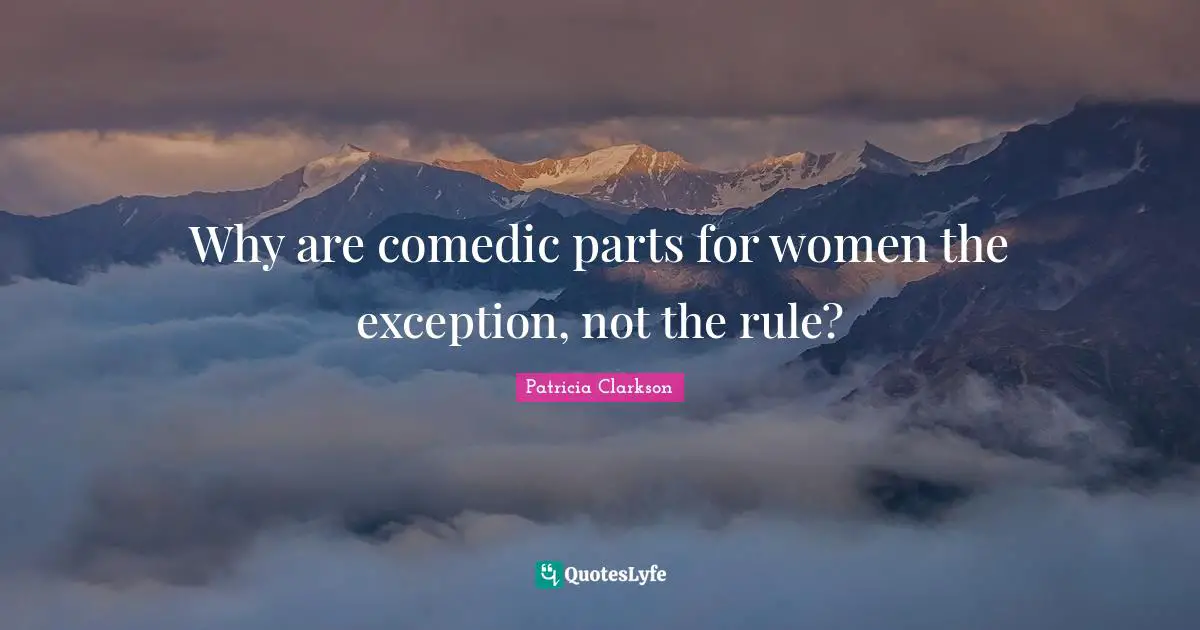 Why are comedic parts for women the exception, not the rule?