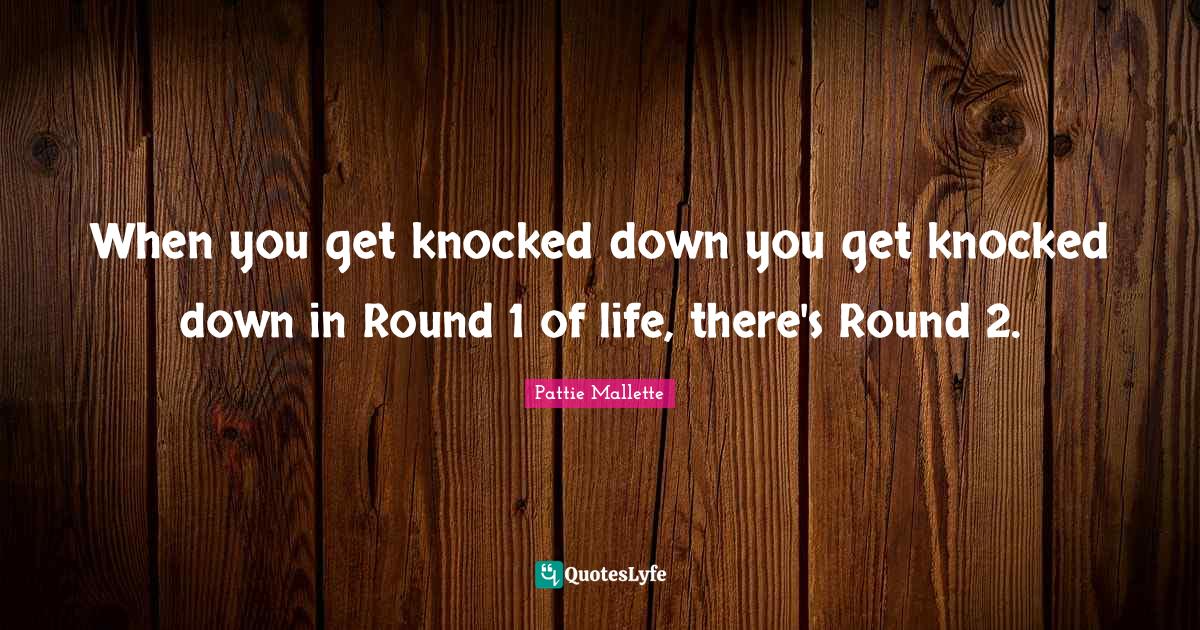 Best Knocked Down Quotes with images to share and download for free at