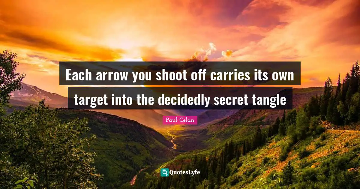 Each arrow you shoot off carries its own target into the decidedly secret tangle