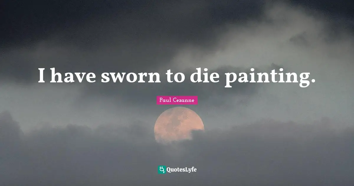 I have sworn to die painting.