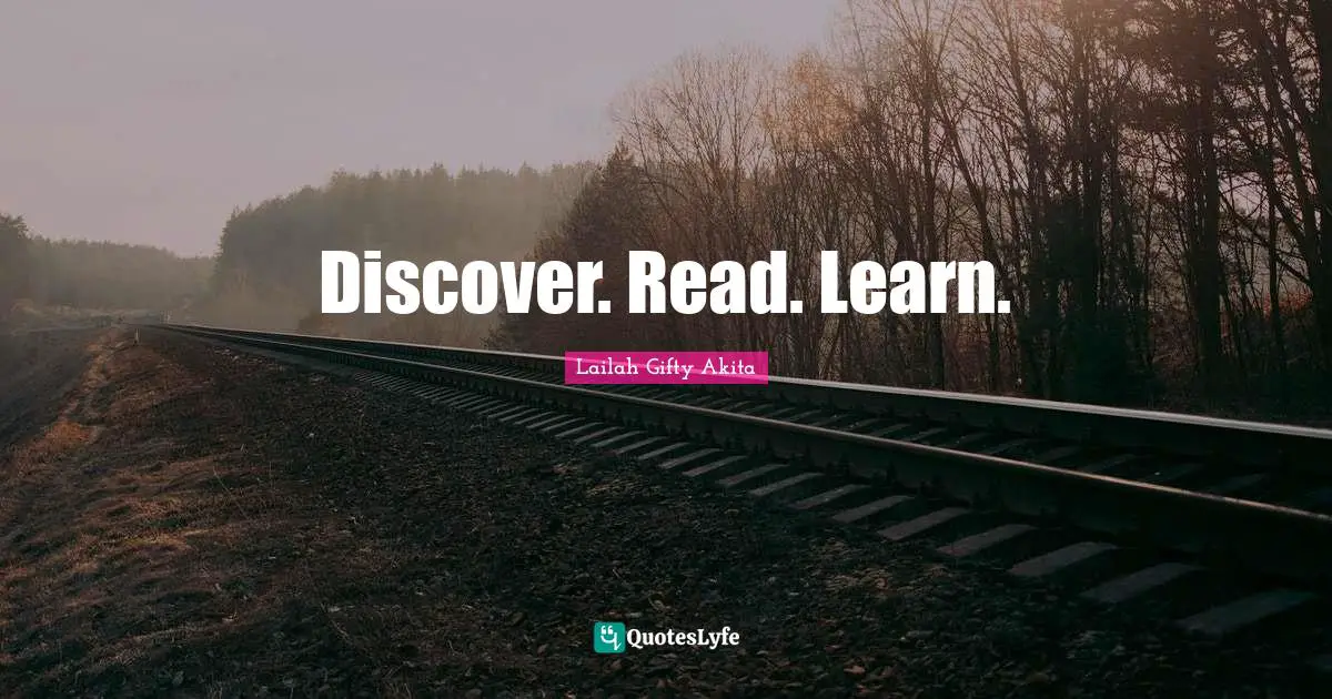 Discover. Read. Learn.