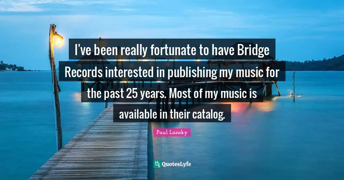 I've been really fortunate to have Bridge Records interested in publishing my music for the past 25 years. Most of my music is available in their catalog.