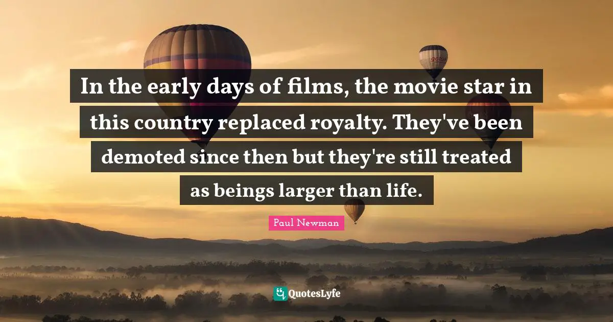 In the early days of films, the movie star in this country replaced royalty. They've been demoted since then but they're still treated as beings larger than life.