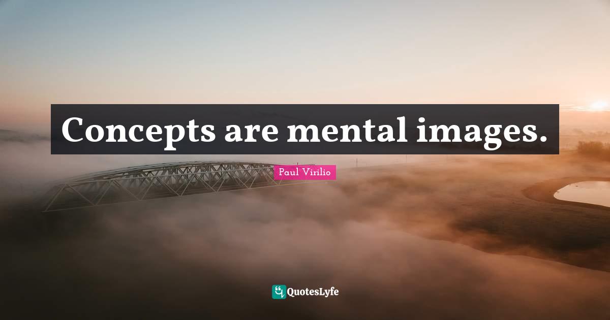 Concepts are mental images.