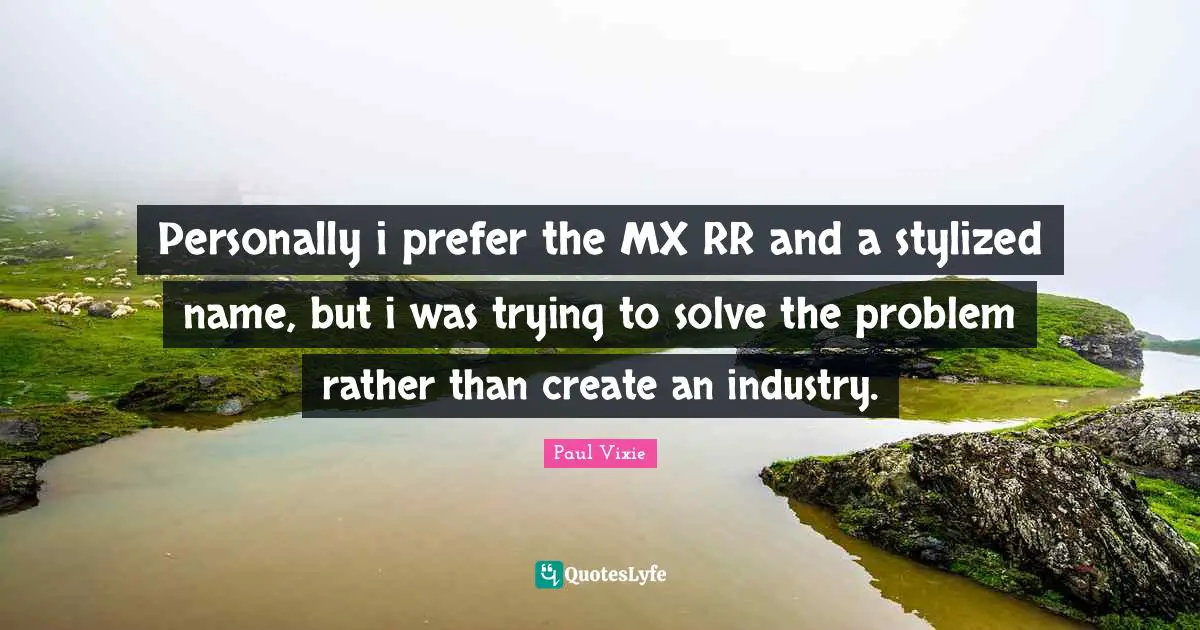 Personally i prefer the MX RR and a stylized name, but i was trying to solve the problem rather than create an industry.
