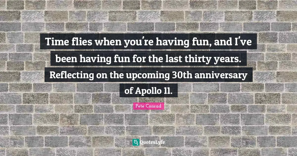 Time flies when you're having fun, and I've been having fun for the last thirty years. Reflecting on the upcoming 30th anniversary of Apollo 11.