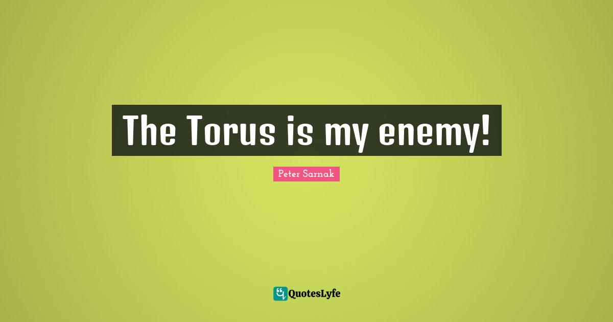The Torus is my enemy!