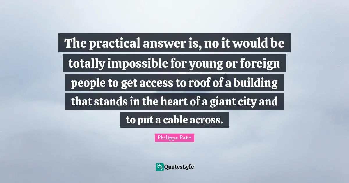 The practical answer is, no it would be totally impossible for young or foreign people to get access to roof of a building that stands in the heart of a giant city and to put a cable across.