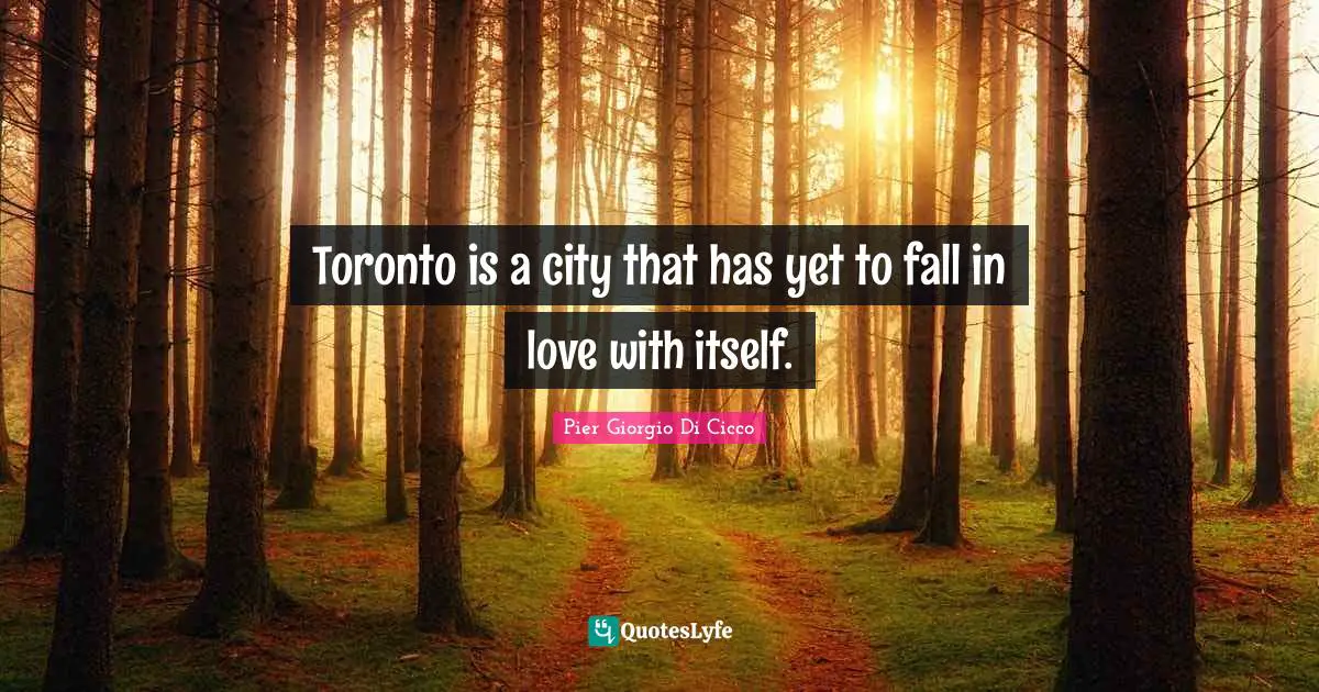 Toronto is a city that has yet to fall in love with itself.