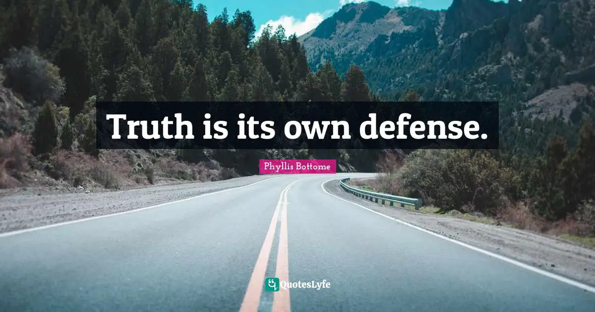 Truth is its own defense.