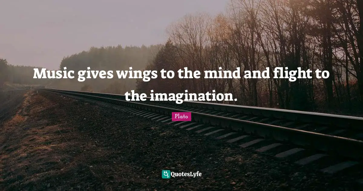 Music gives wings to the mind and flight to the imagination.