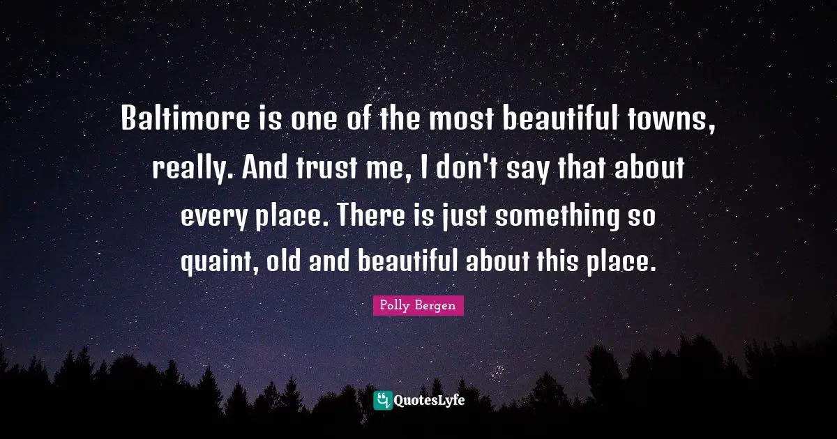 Baltimore is one of the most beautiful towns, really. And trust me, I don't say that about every place. There is just something so quaint, old and beautiful about this place.