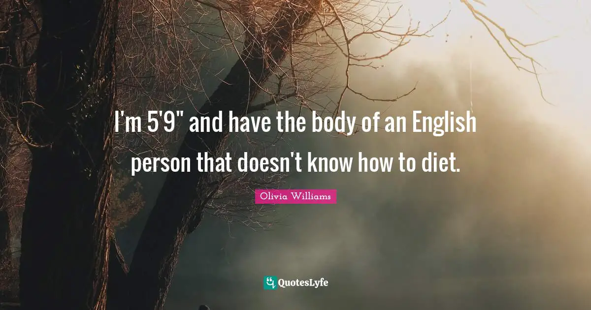 I'm 5'9" and have the body of an English person that doesn't know how to diet.