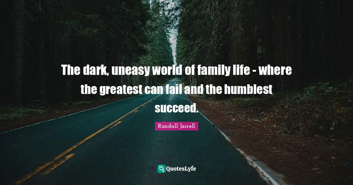 The dark, uneasy world of family life - where the greatest can fail and the humblest succeed.