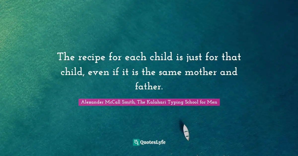 The recipe for each child is just for that child, even if it is the same mother and father.