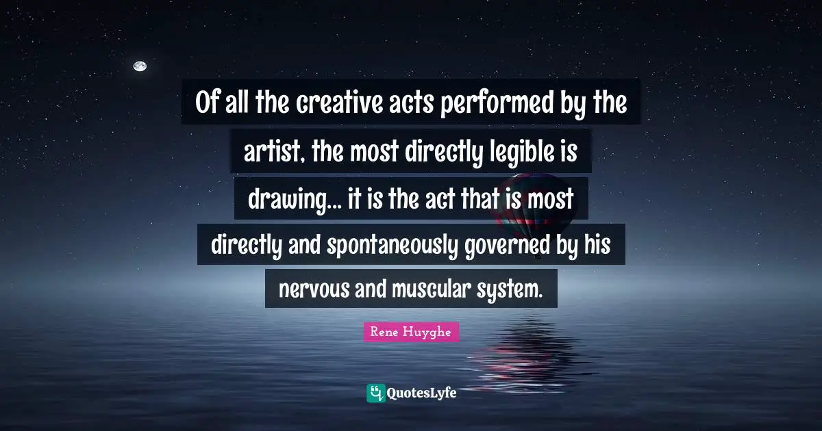 Of all the creative acts performed by the artist, the most directly legible is drawing... it is the act that is most directly and spontaneously governed by his nervous and muscular system.