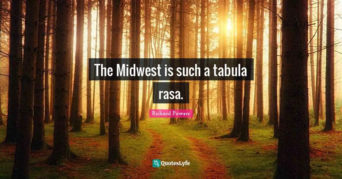 The Midwest is such a tabula rasa.